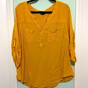 Torrid 3/4 sleeve pullover blouse